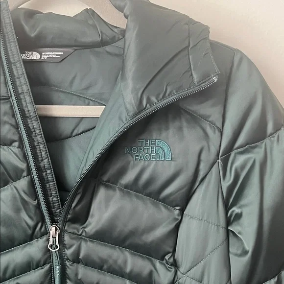 Green Quilted Hooded Jacket - Picture 2 of 4